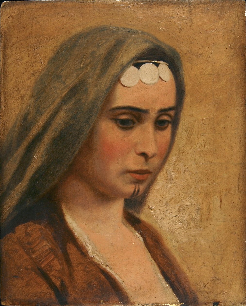 Cabeza de niña árabe de Miner Kilbourne Kellogg
