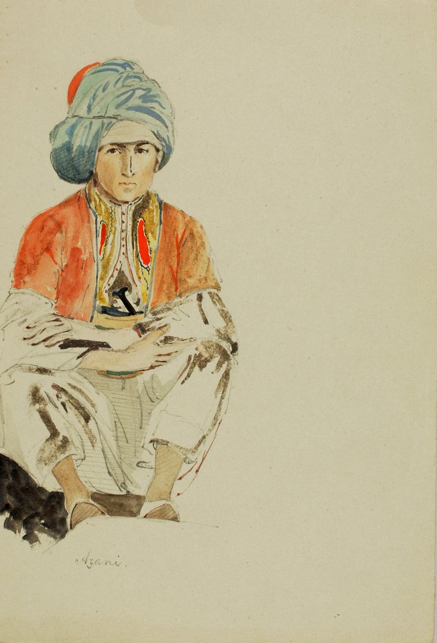 Hombre, Azani, n.d. de Miner Kilbourne Kellogg