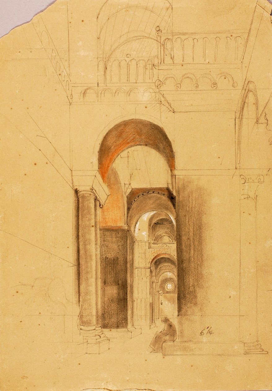 Mosque Interior de Miner Kilbourne Kellogg