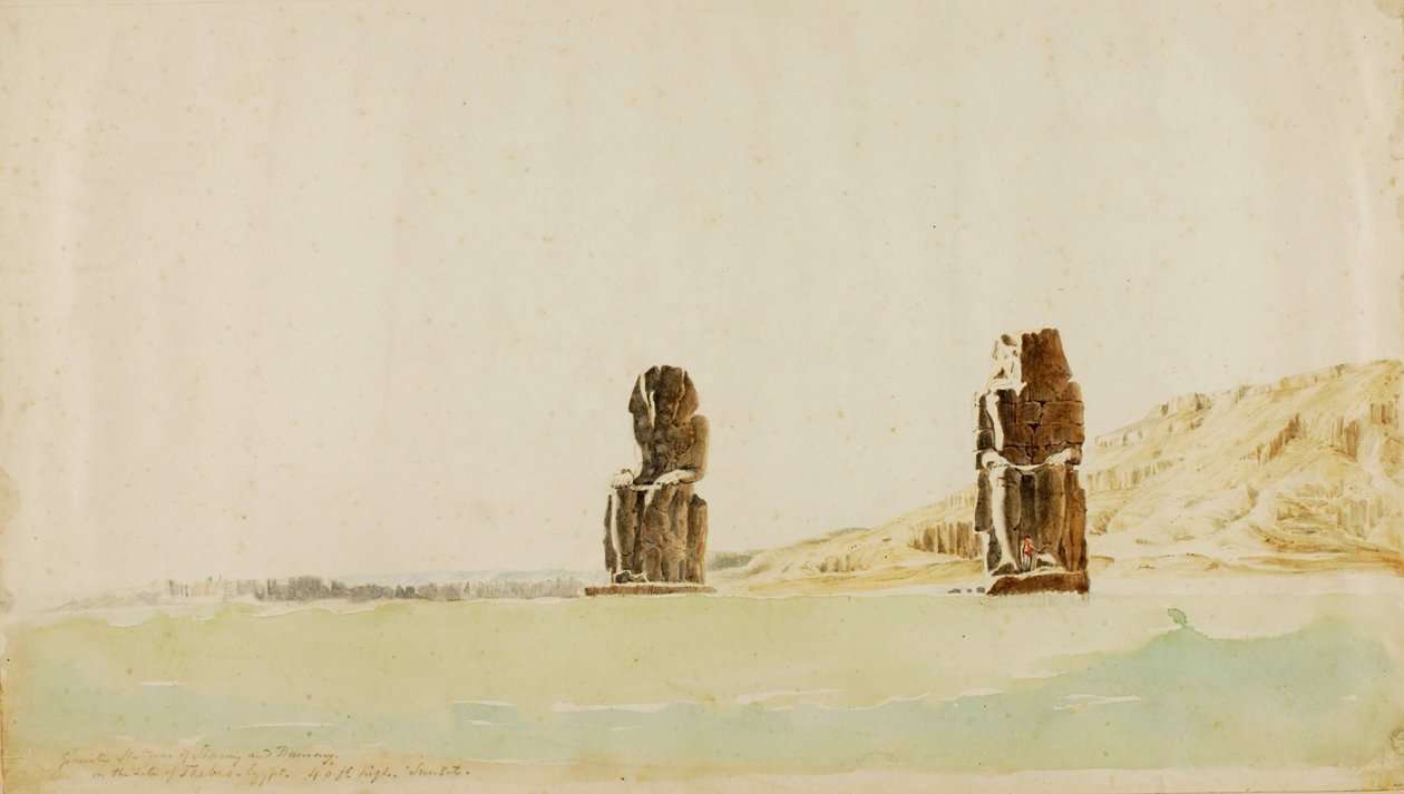 Estatuas de Memnón, Tebas de Miner Kilbourne Kellogg