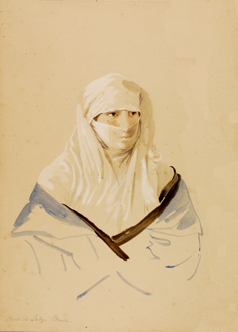 Dama Turca de Brusa, n.d. de Miner Kilbourne Kellogg