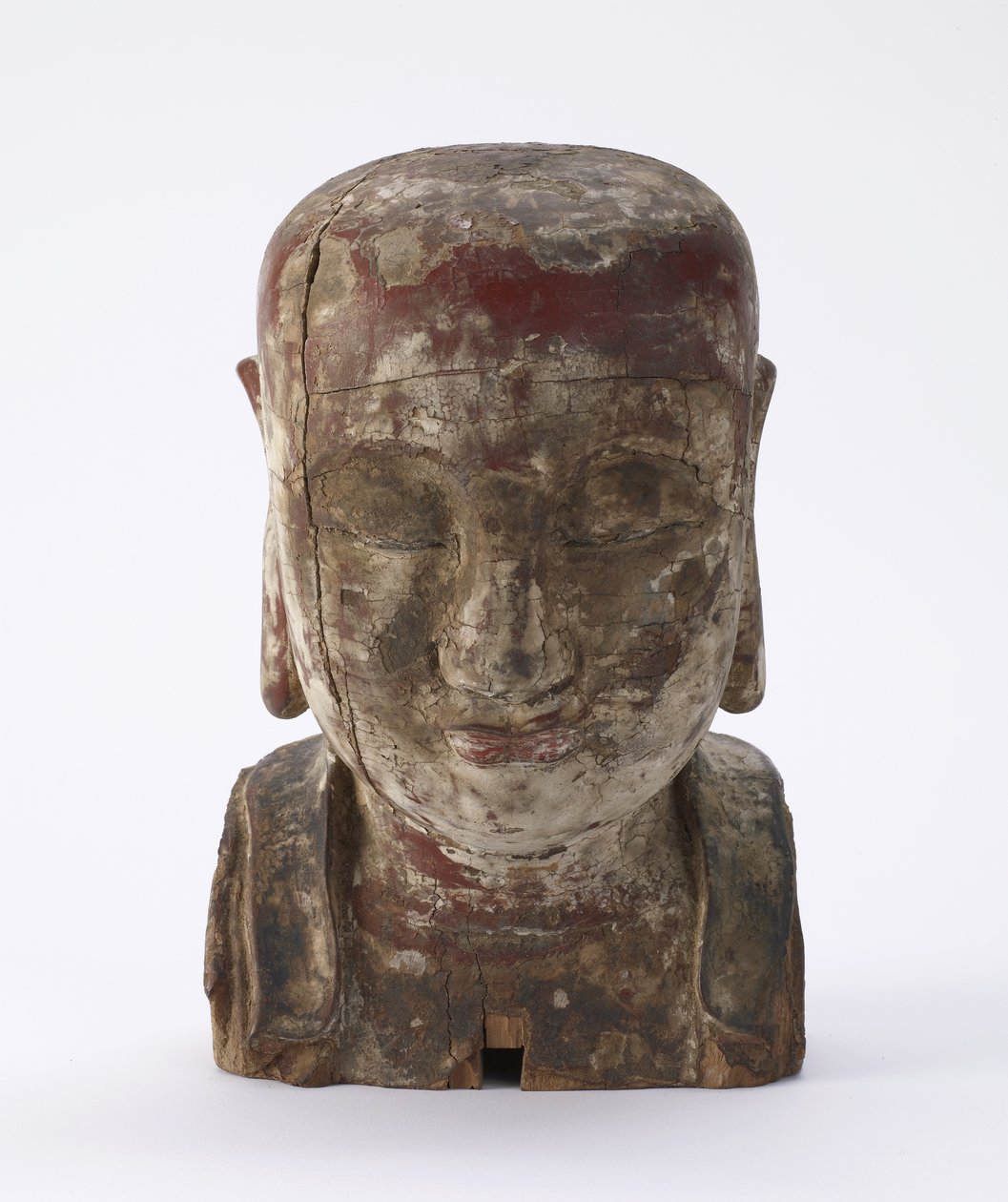 Cabeza de un Lohan de Ming Dynasty Chinese School