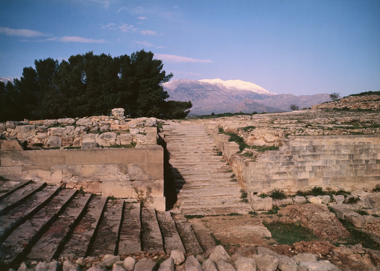 Vista del Palacio, c.1900-1700 a.C. de Minoan