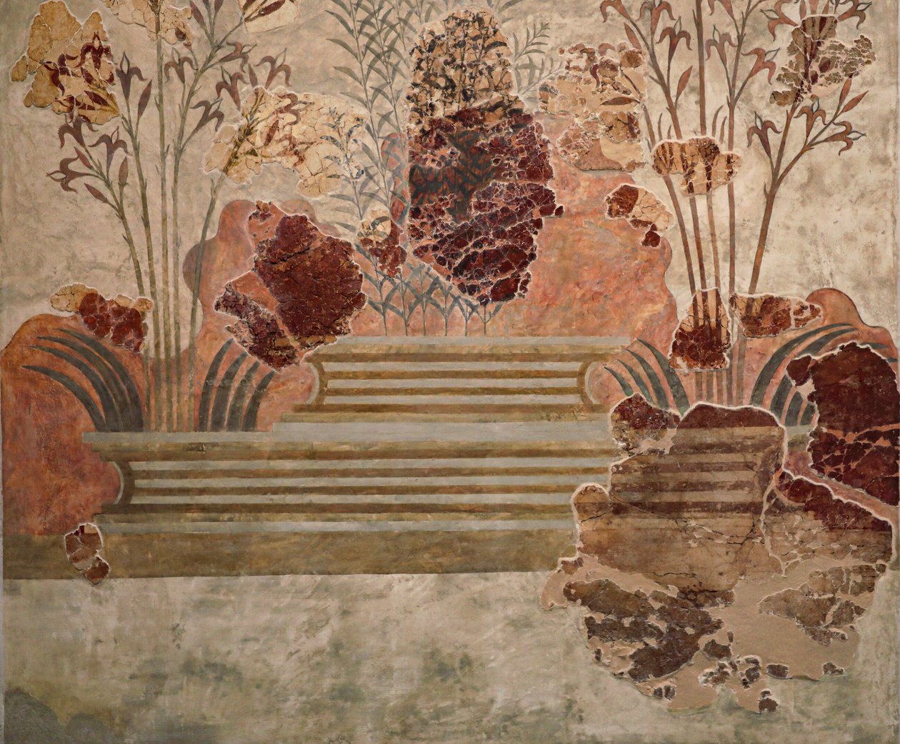 Panel de los "Frescos de Lirios" de Minoan