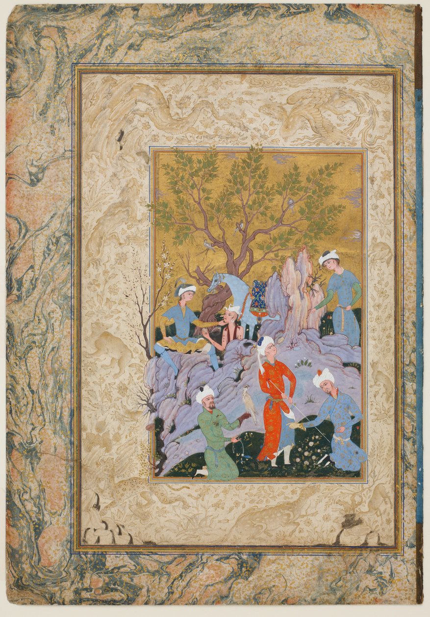 Fiesta de cetrería principesca de Mirza Ali