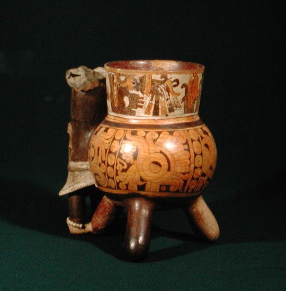 Olla trípode de Mixtec Puebla Mixtec Puebla