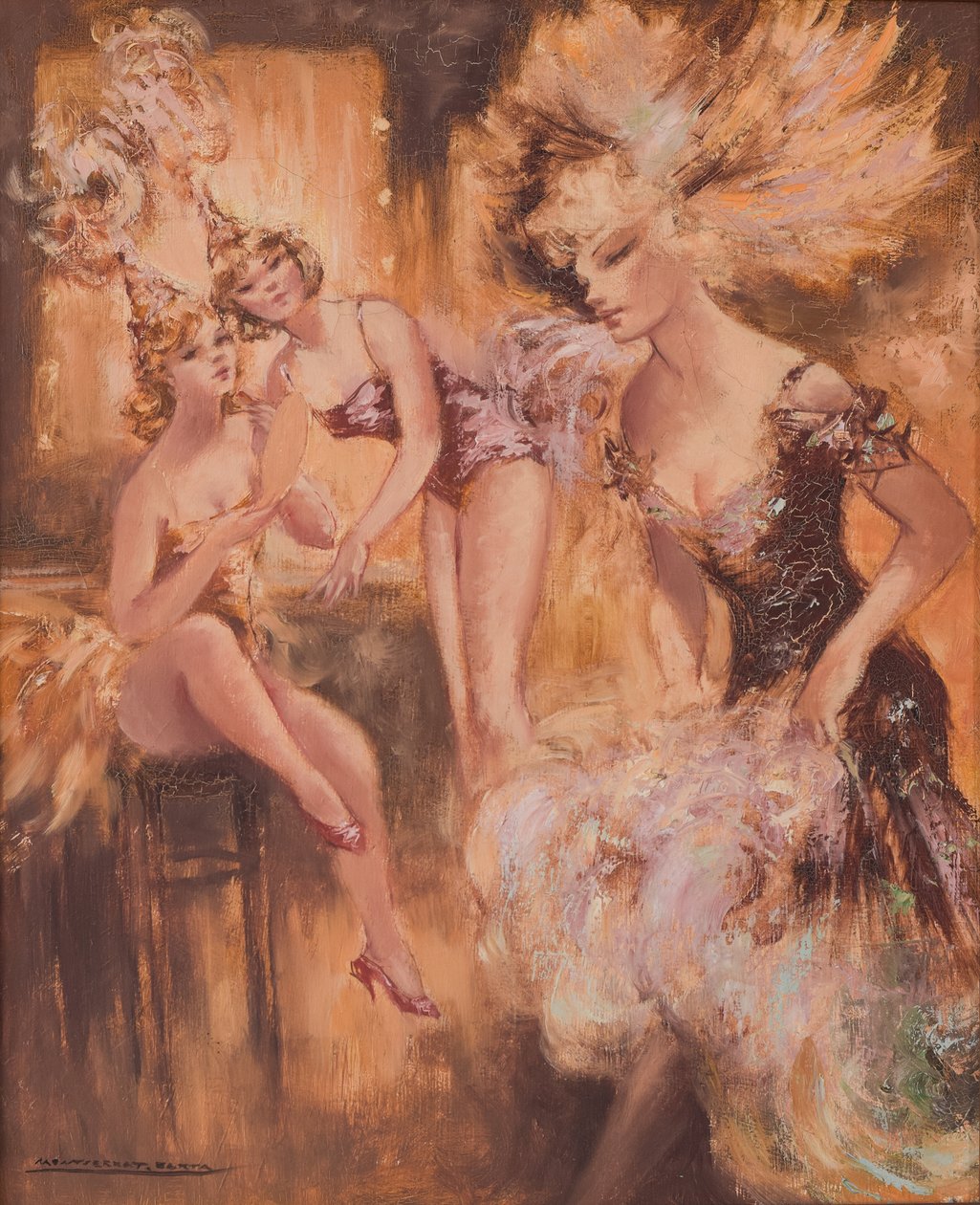 Bailarinas de cabaret de Modern Decorative
