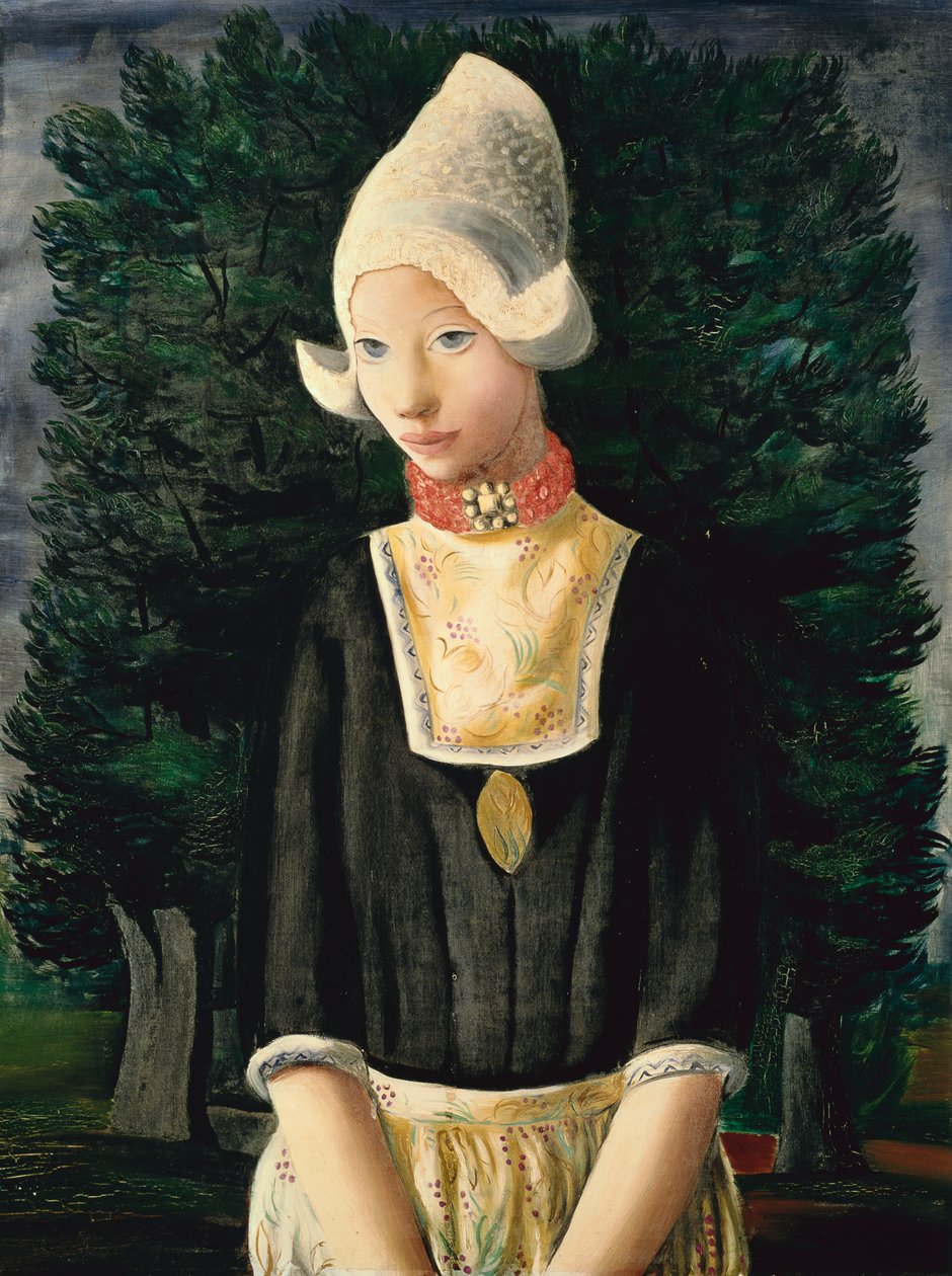 Mujer holandesa (óleo sobre lienzo) de Moise Kisling