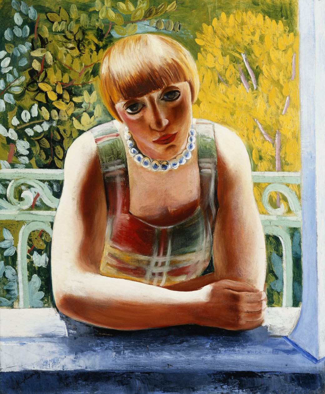 Madame Kisling a Saint-Tropez de Moise Kisling