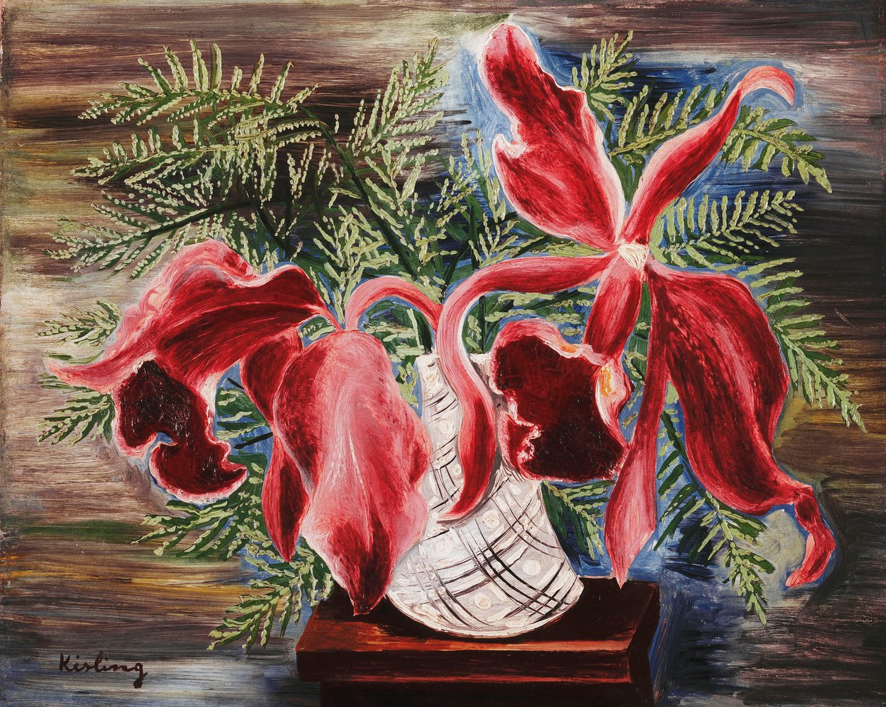 Orquídeas; Orchidees de Moise Kisling