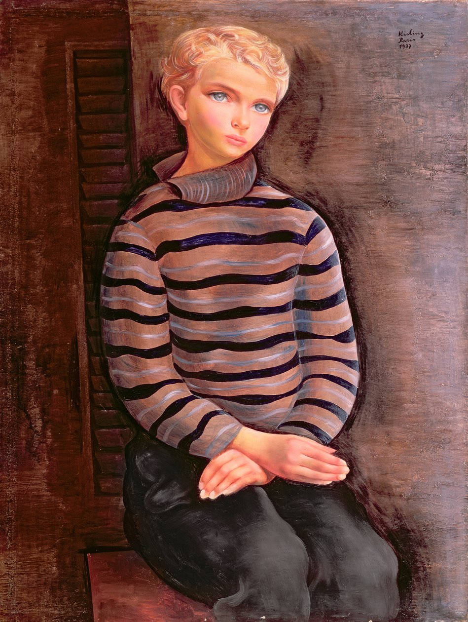 Joven rubio de Moise Kisling