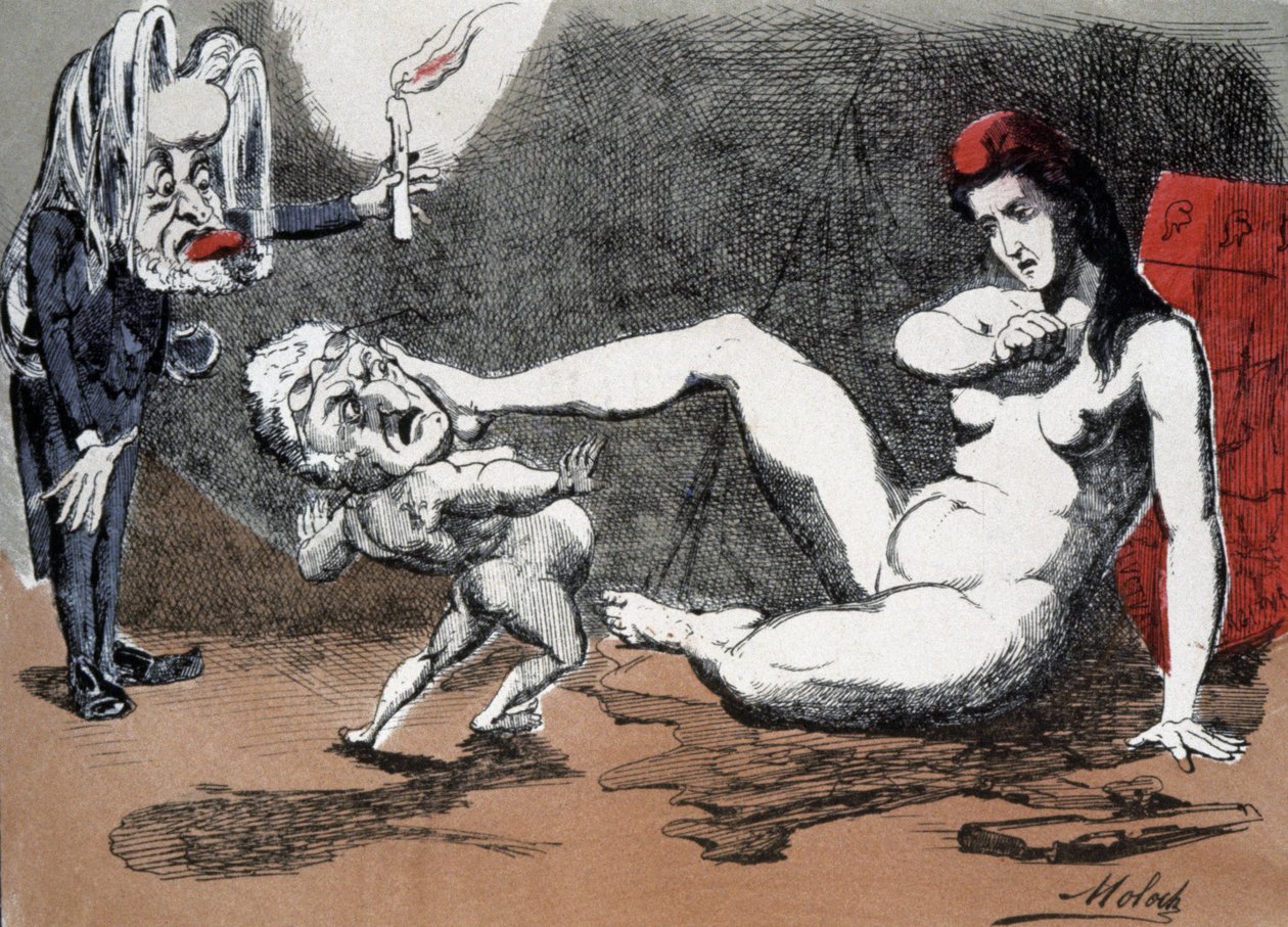 Thiers y Marianne de Moloch (1849 1909)