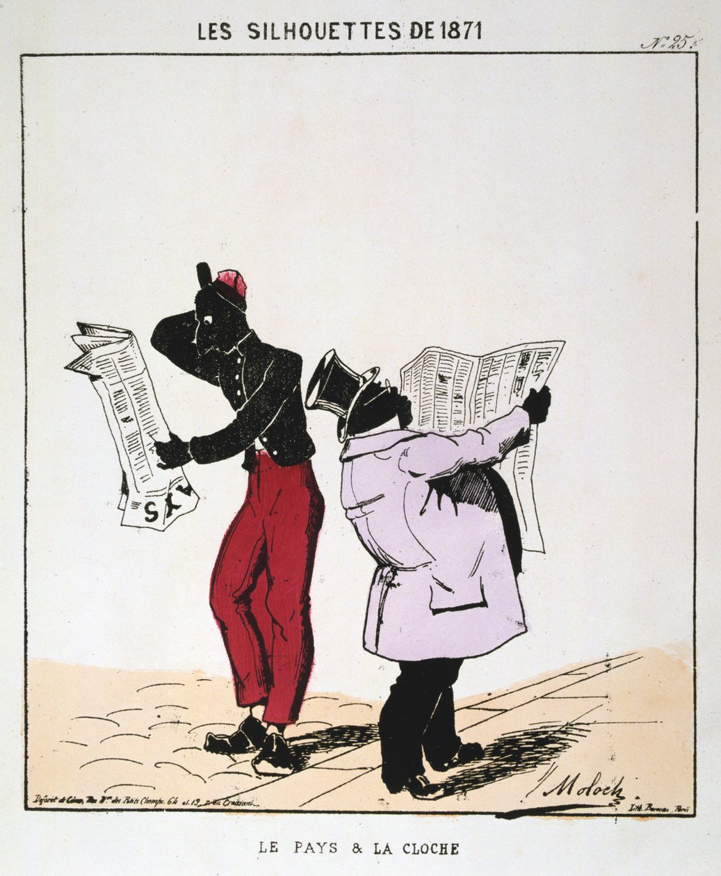 Le Pays et la Cloche, 1871 de Moloch