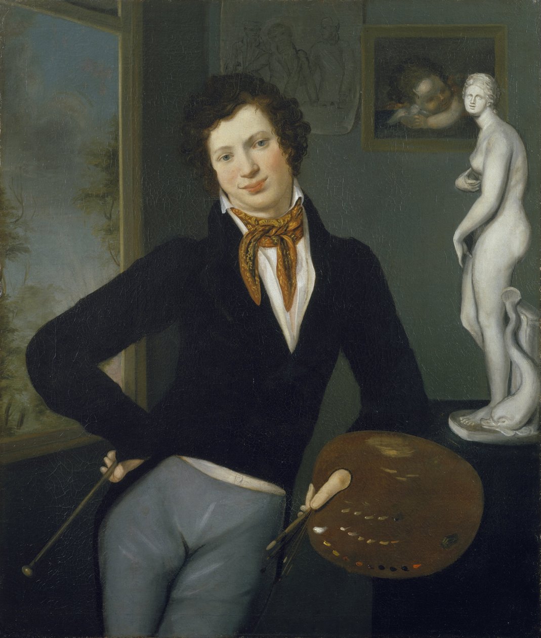 Autorretrato de Moritz Daniel Oppenheim