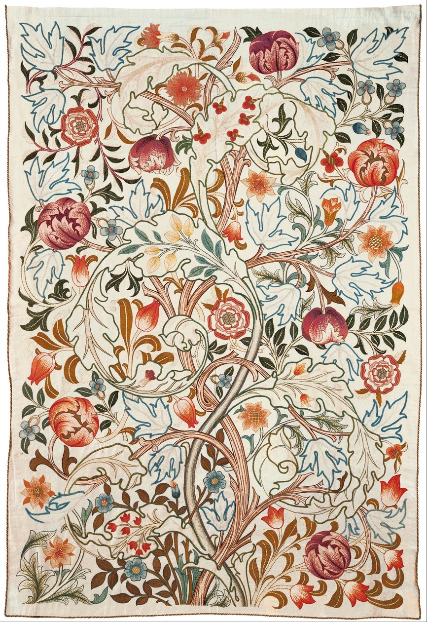 Portière de acanto de Morris and Company