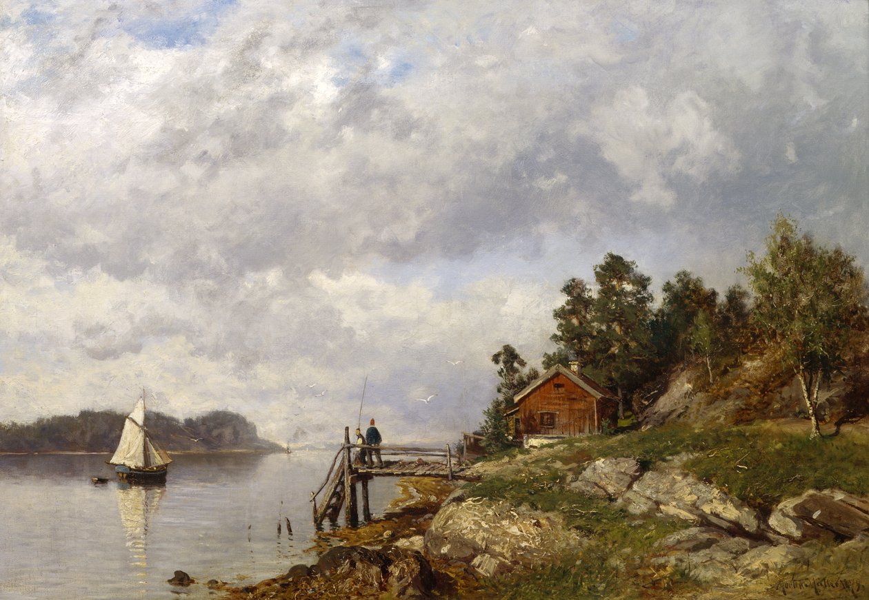 De Larkollen (óleo sobre lienzo) de Morten Muller