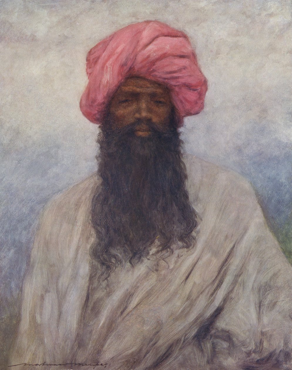 Retrato de un hombre baluchi de Mortimer Ludington Menpes