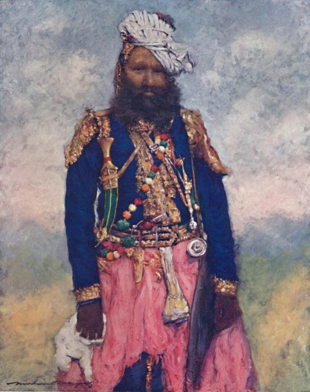 Un Retenedor de Rajgargh, 1903 de Mortimer L Menpes
