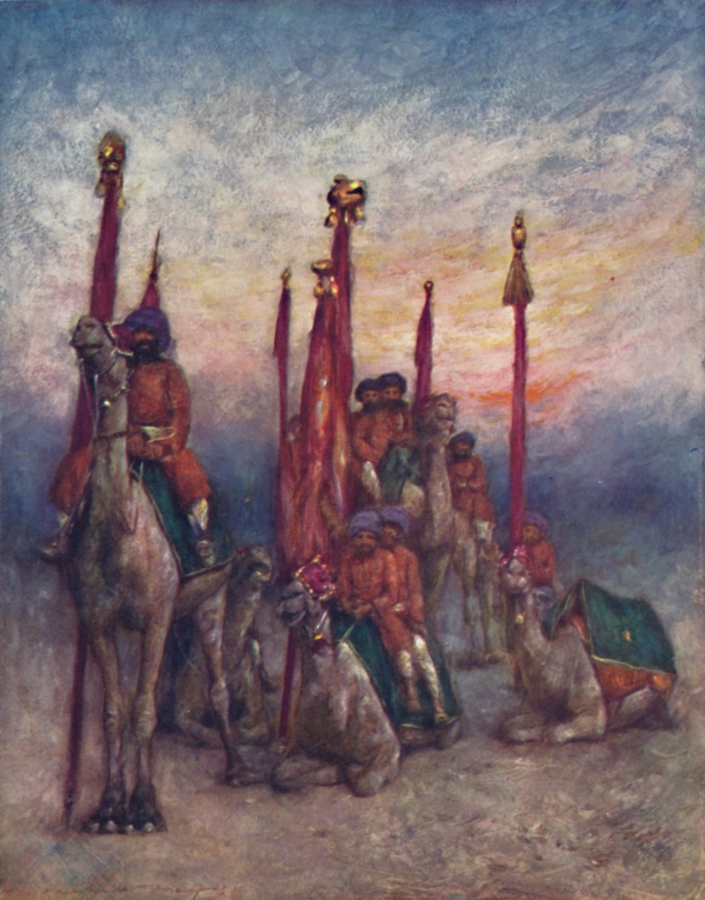 Campamento de jefes de Bombay, 1903 de Mortimer L Menpes