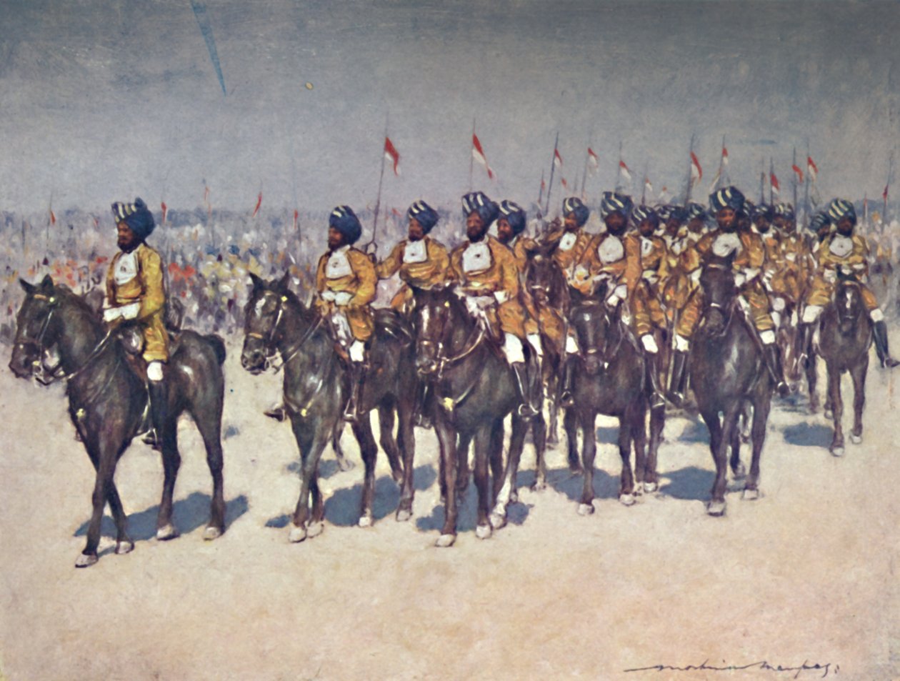 Retenedores de Bombay de Mortimer L Menpes