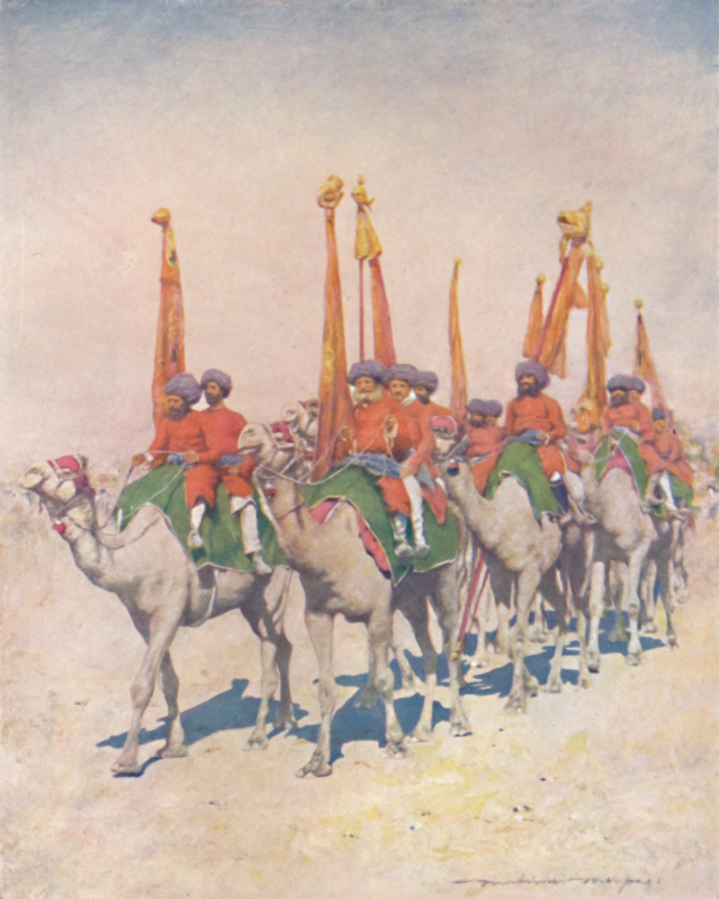 Portadores de emblemas de Cutch, 1903 de Mortimer L Menpes