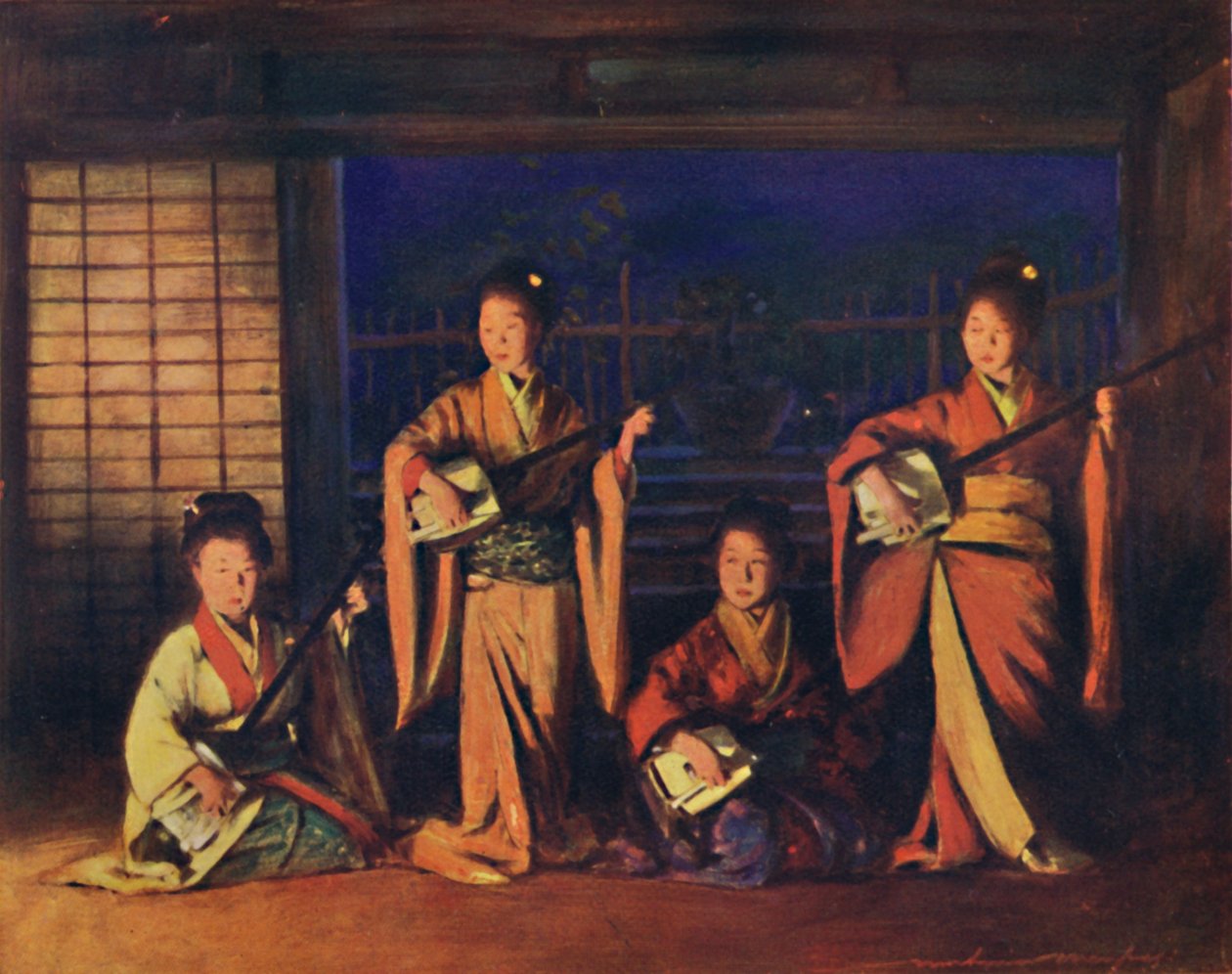 Chicas geisha, 1903 de Mortimer L Menpes