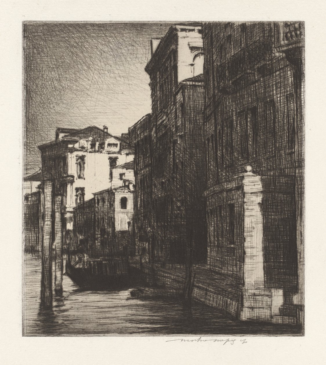 tarde tarde venecia de Mortimer Menpes