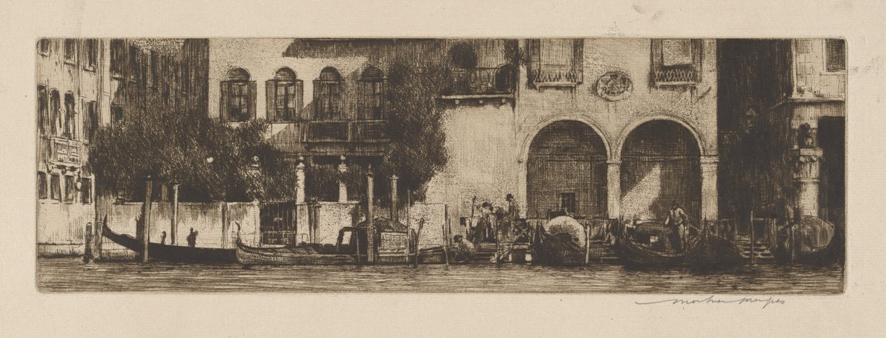 Palacios en el Canal de Mortimer Menpes