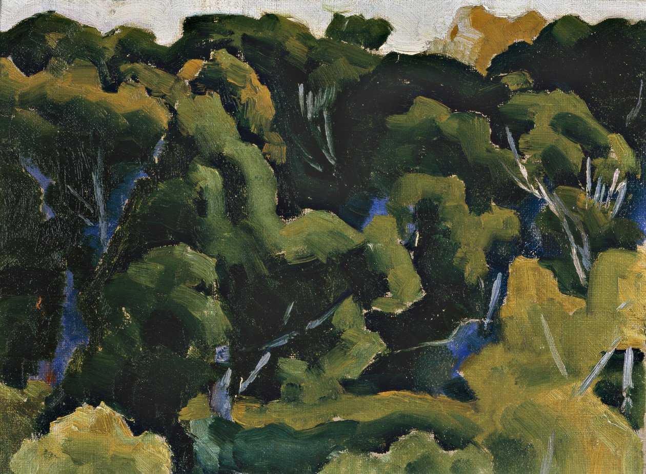 Paisaje en verde, c.1911-1912 de Morton Livingston Schamberg