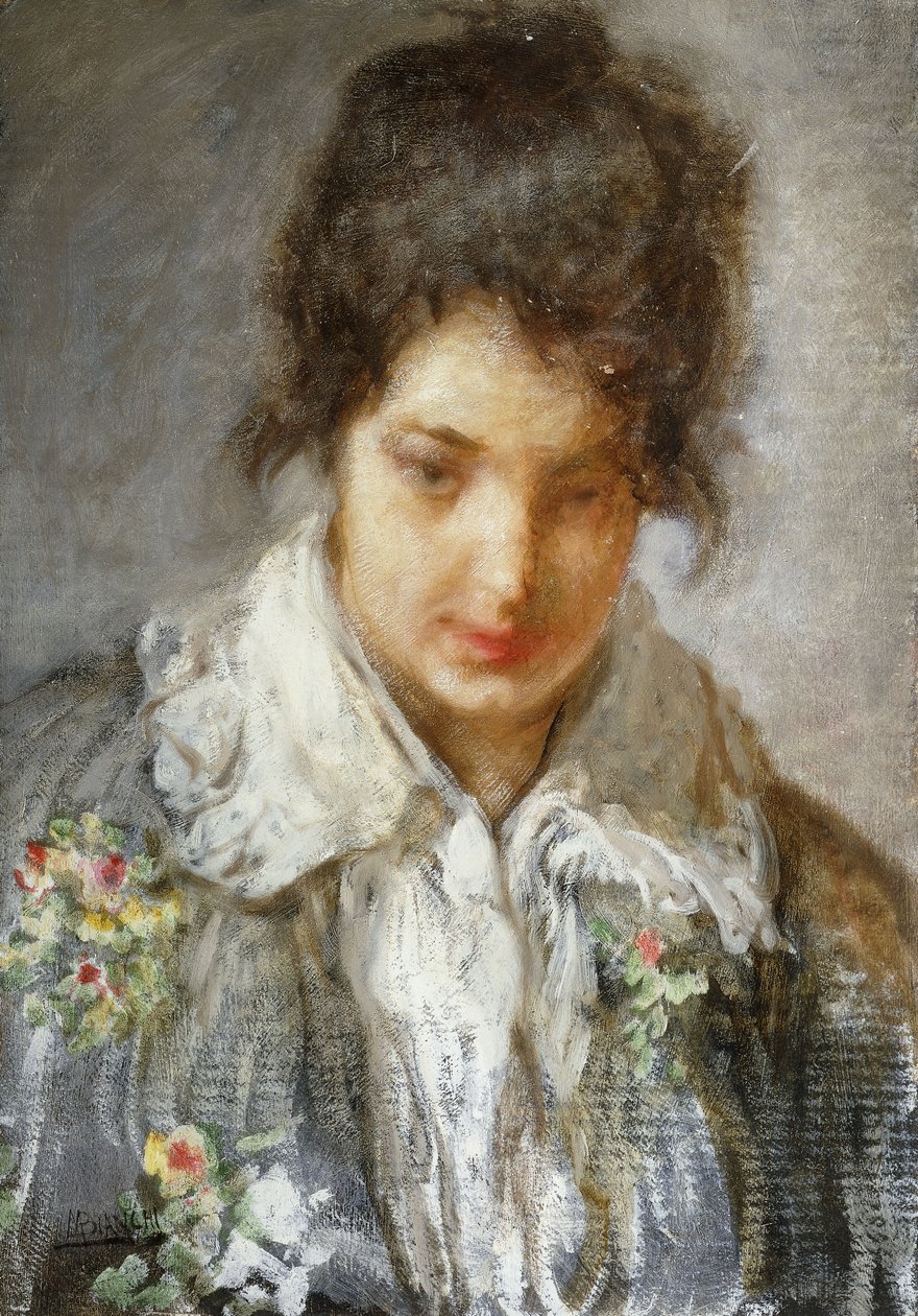 Retrato de una Dama de Mose Bianchi