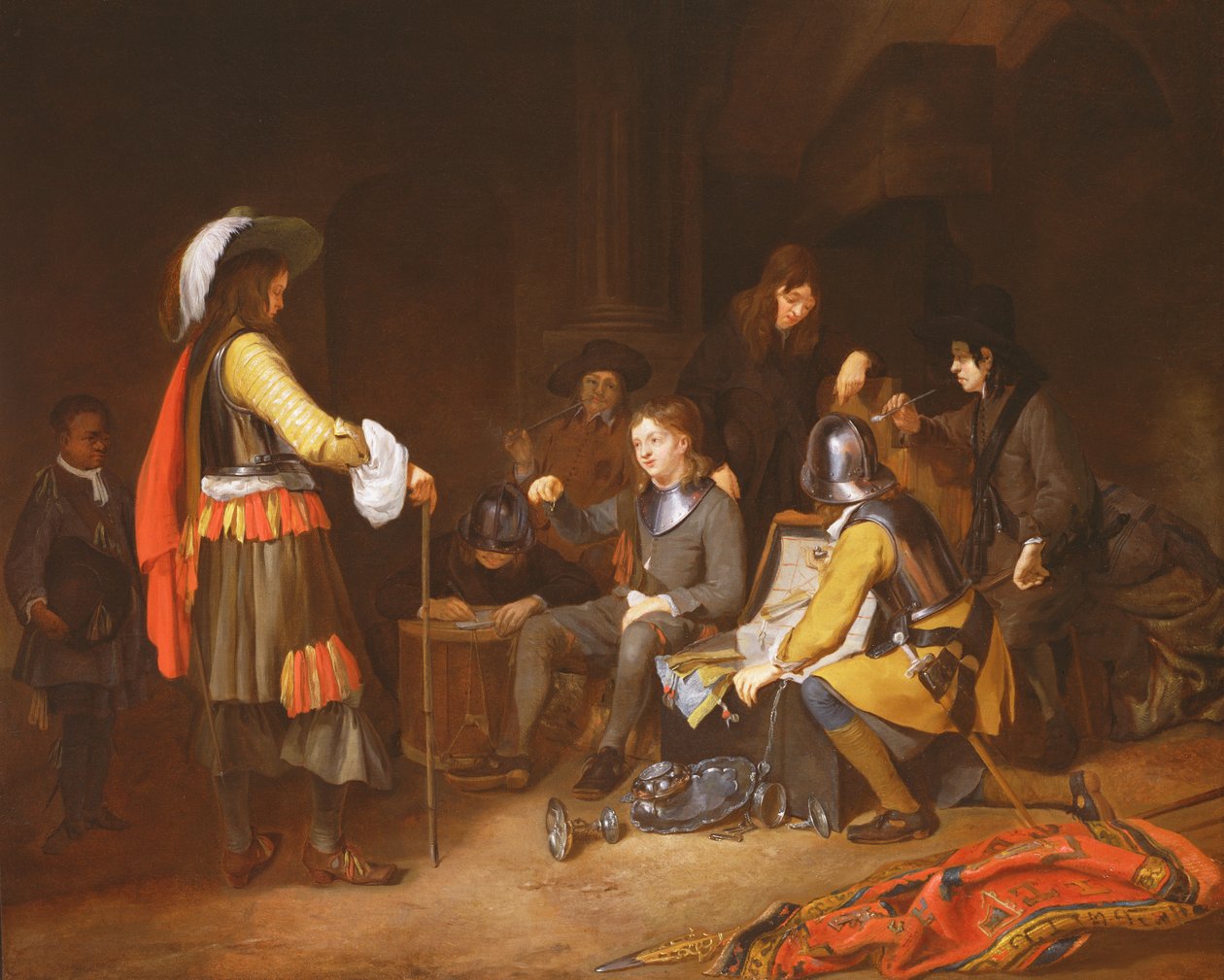 La División del Botín de Moses Ter Borch