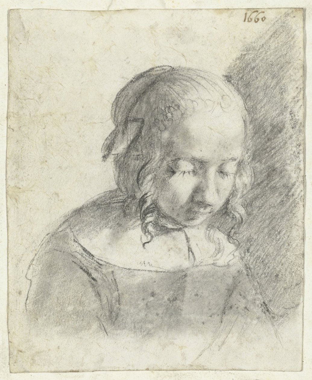 cabeza de una niña de Moses Ter Borch
