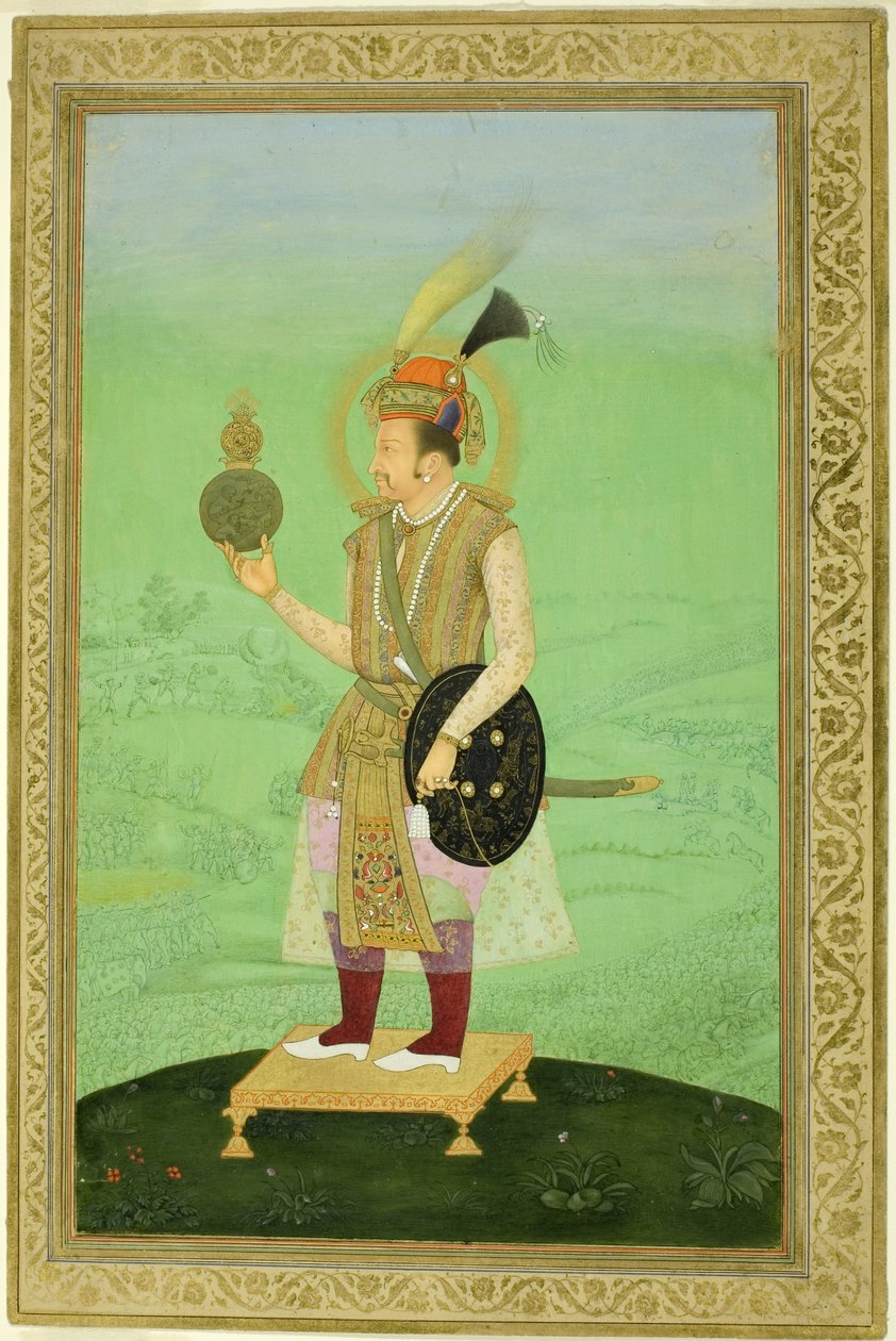 Retrato del emperador Jahangir, c.1800 de Mughal School