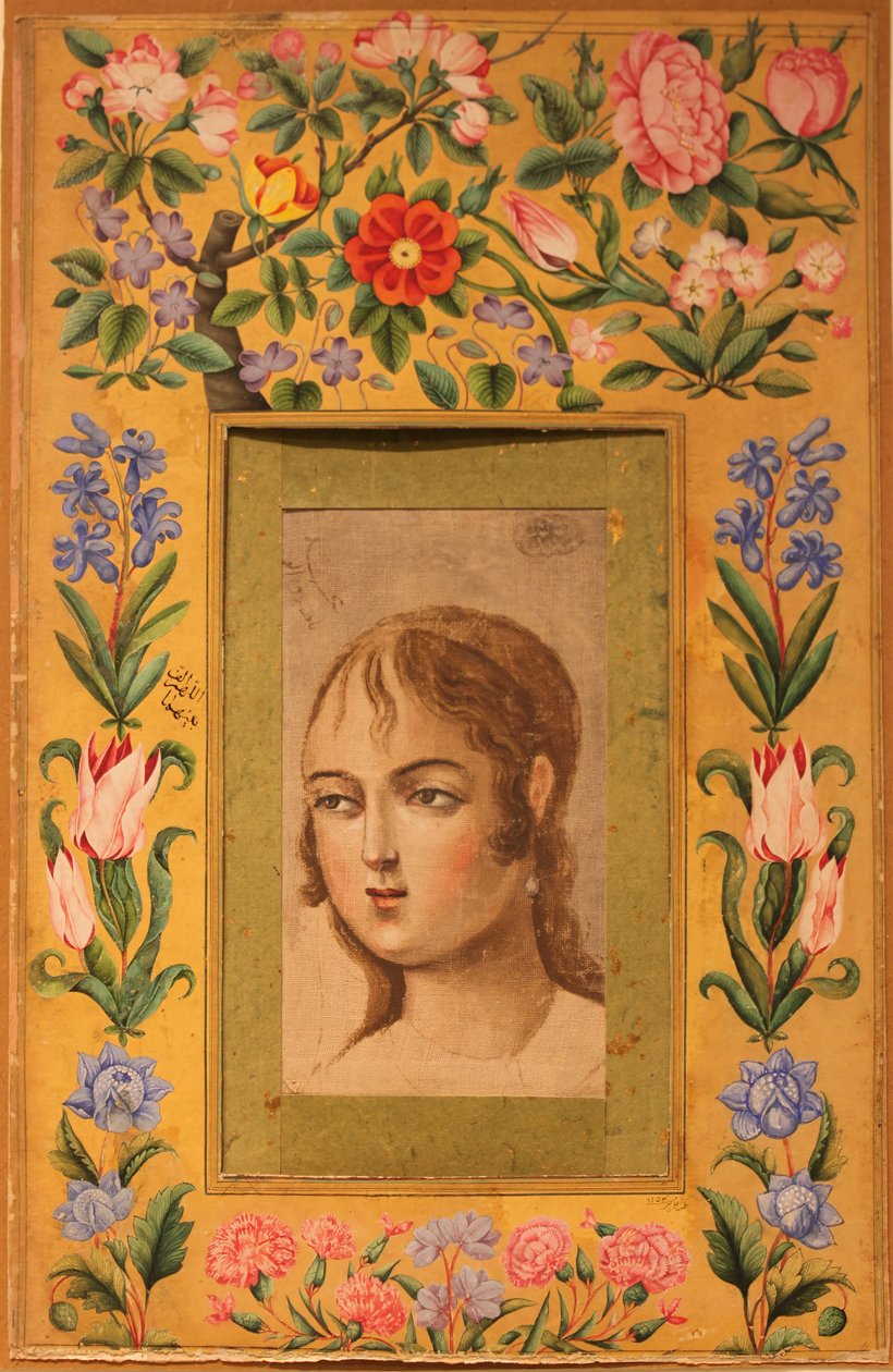 Pintura de una joven belleza, 1740s-50s de Muhammad Sadiq