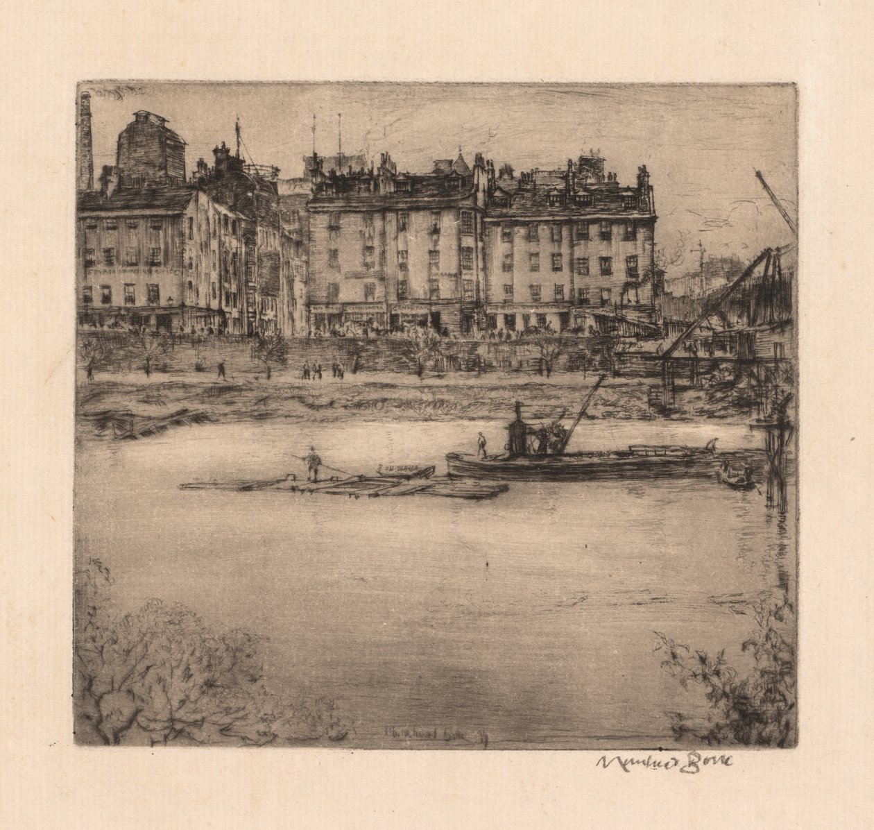 Grabados de Glasgow: Gorbals de Muirhead Bone