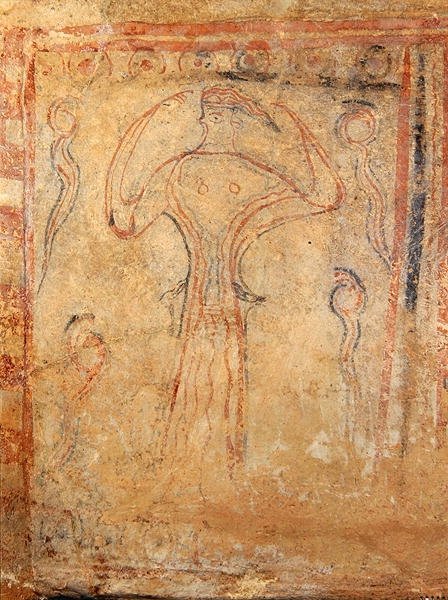 Larnax (cerámica) de Mycenaean