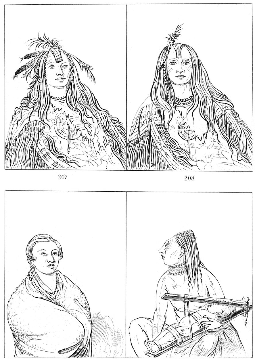 Flatheads, Nez Perces y Chinooks de Myers and Co