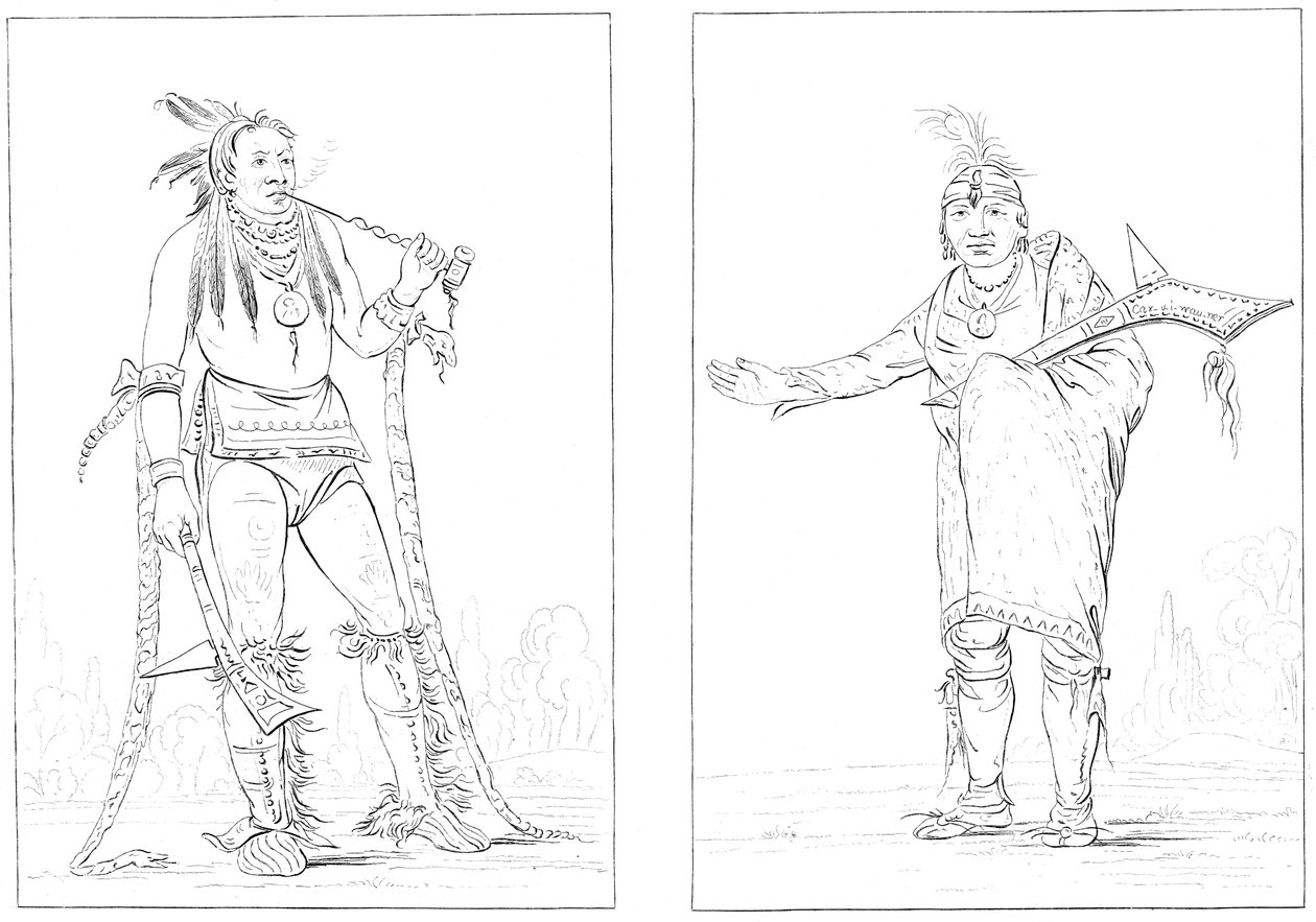 Winnebagoes, 1841 de Myers and Co