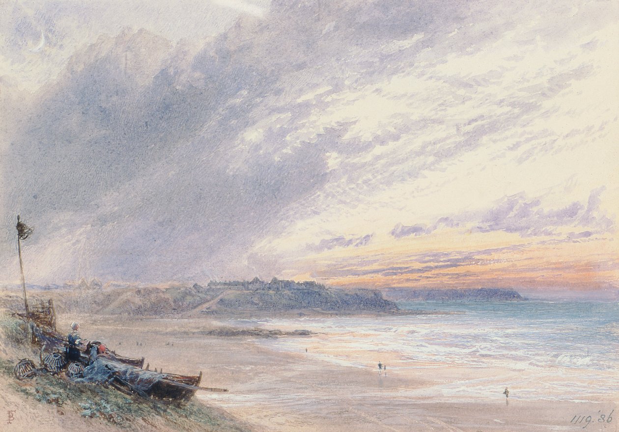 Cielo, siglo XIX de Myles Birket Foster
