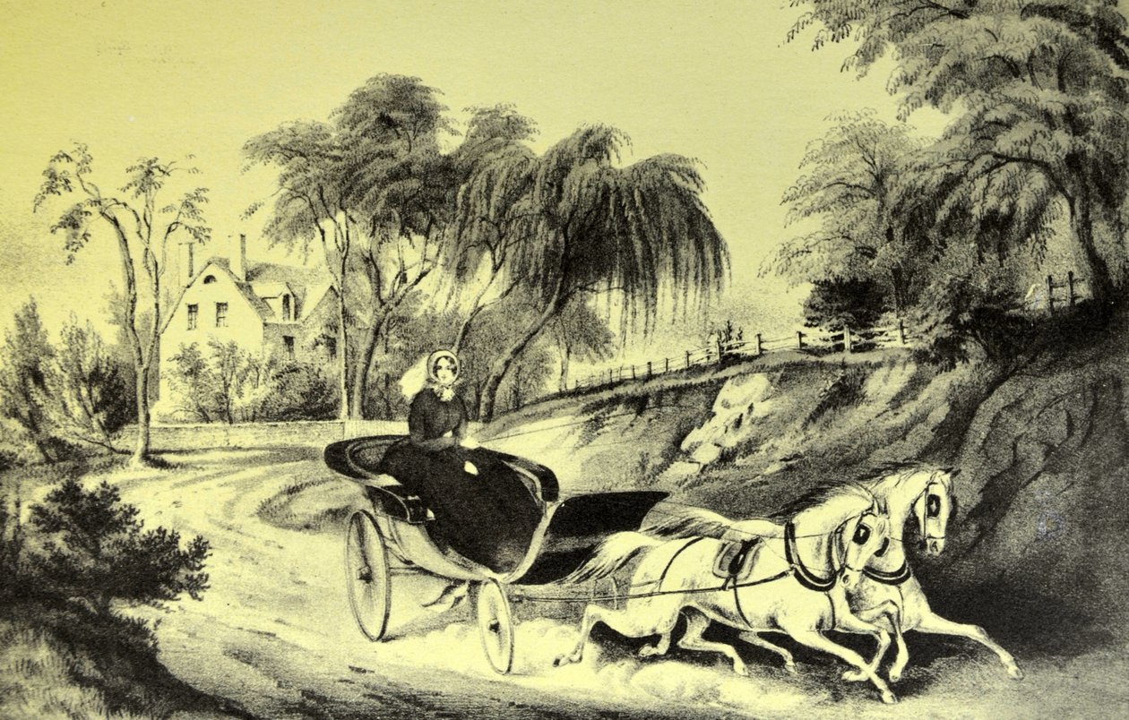 La estrella del camino de N. and Ives, J.M. Currier