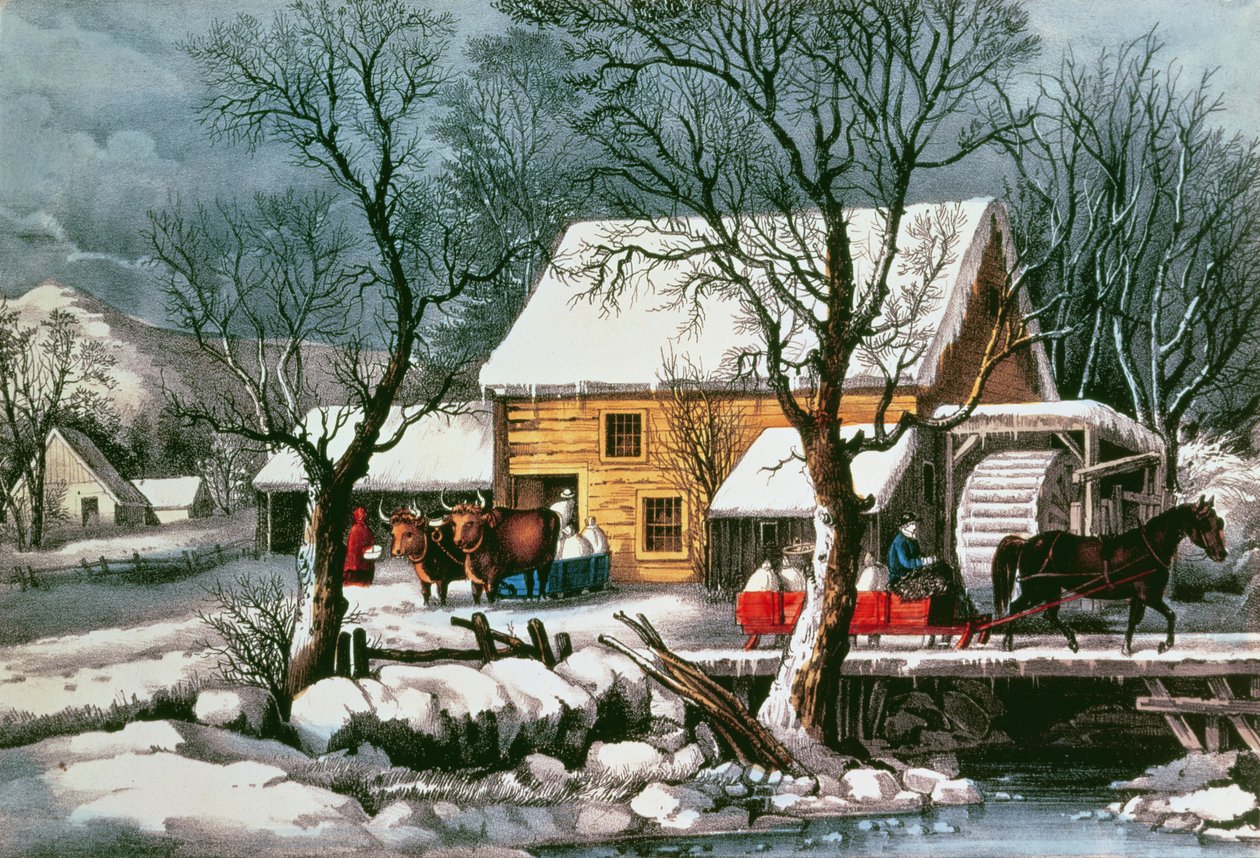 Congelado, 1872 de N. and Ives, J.M. Currier