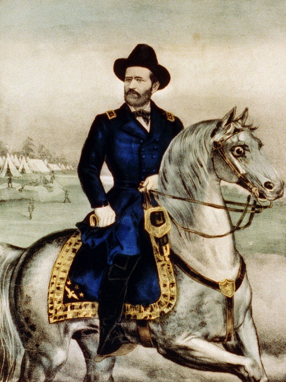 Teniente General Ulysses S. Grant, 1880 de N. and Ives, J.M. Currier