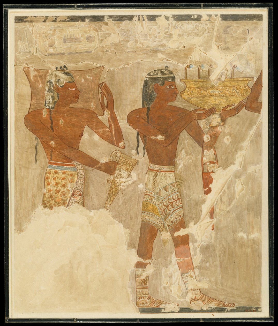Cretenses trayendo regalos de N. de Garis Davies