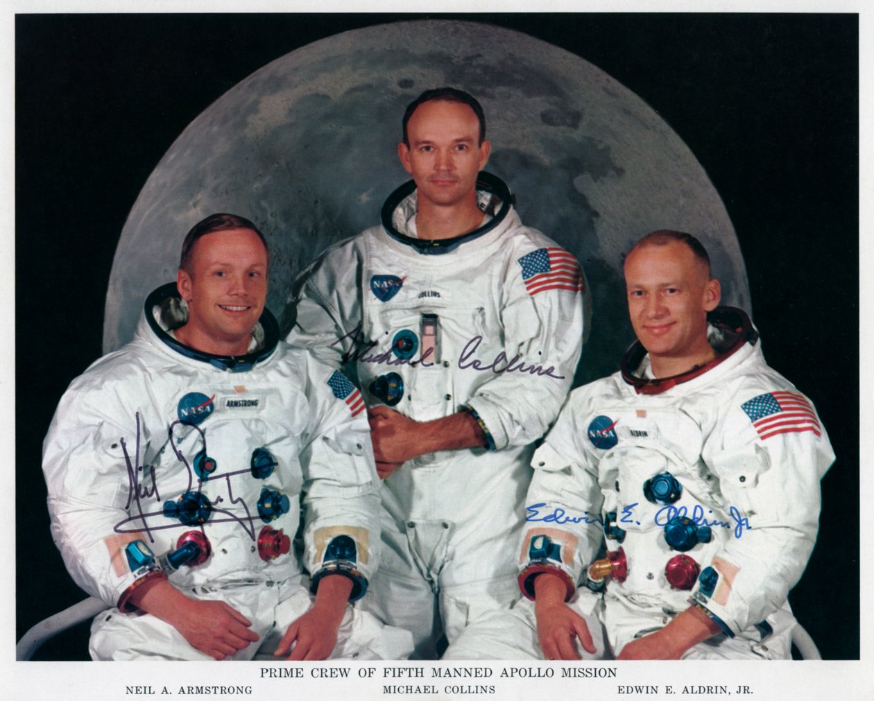 La tripulación del Apolo 11, 1969 de NASA Images