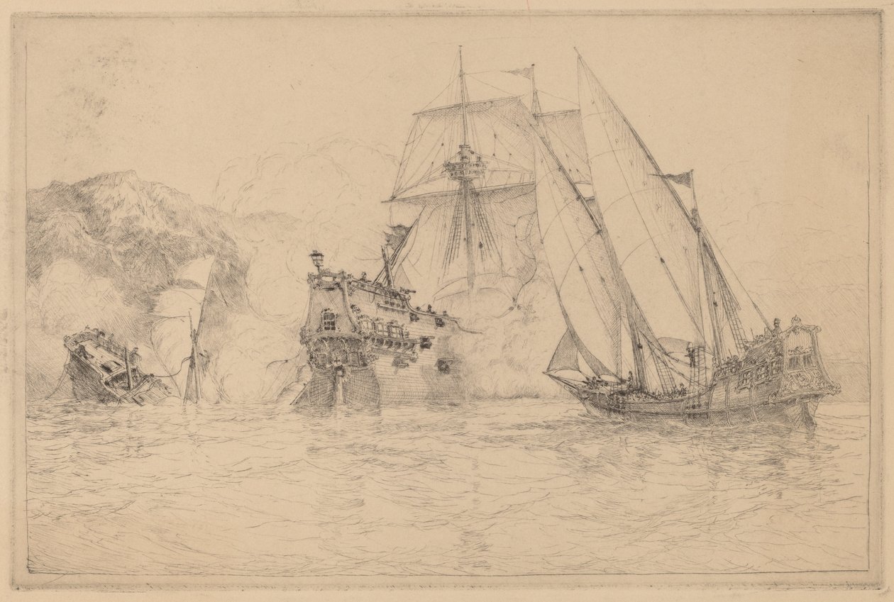 Barcos luchando de N. Artsay