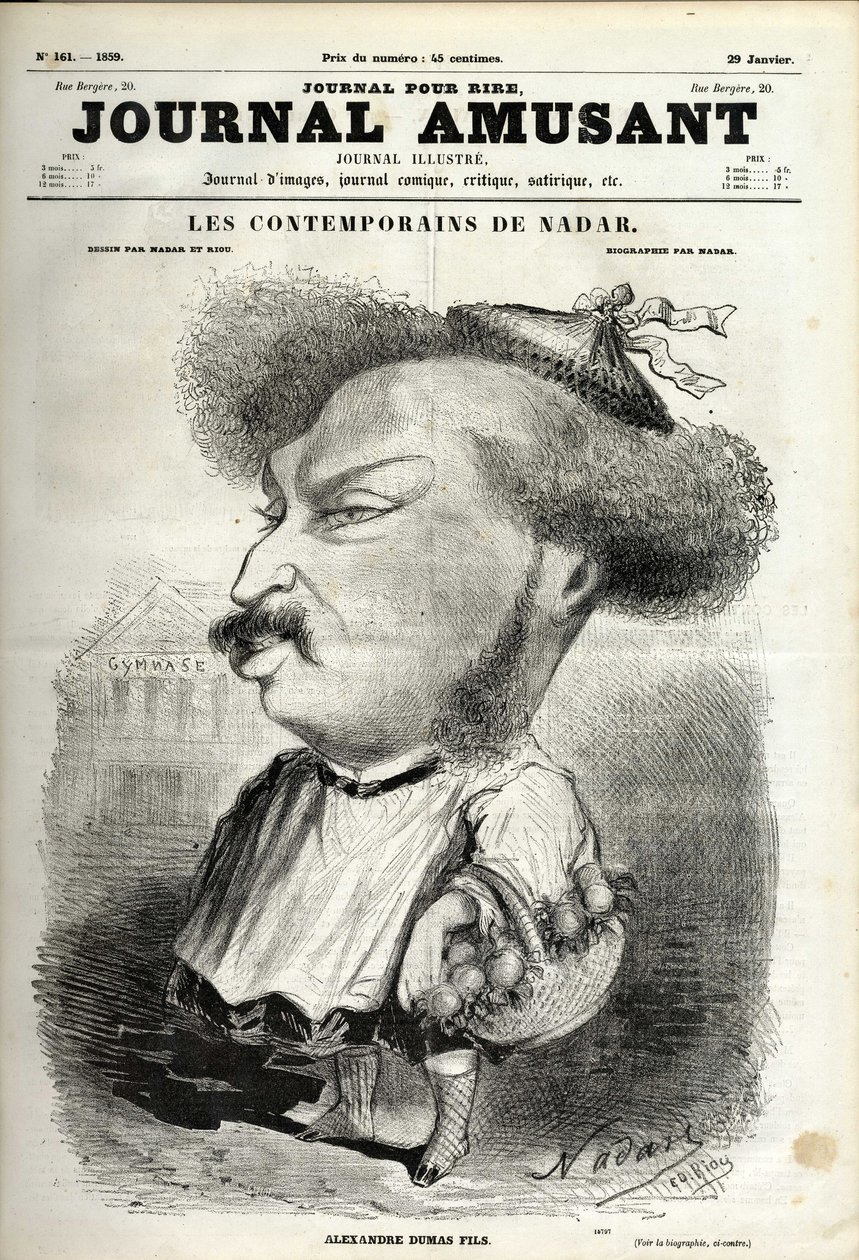 Portada de "Le Journal Fun" de Nadar