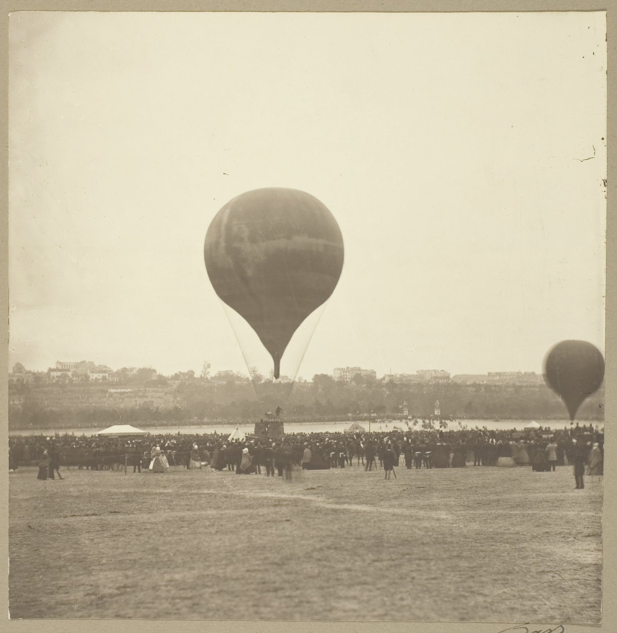 Le Géant, Champ de Mars, 1863 de Nadar