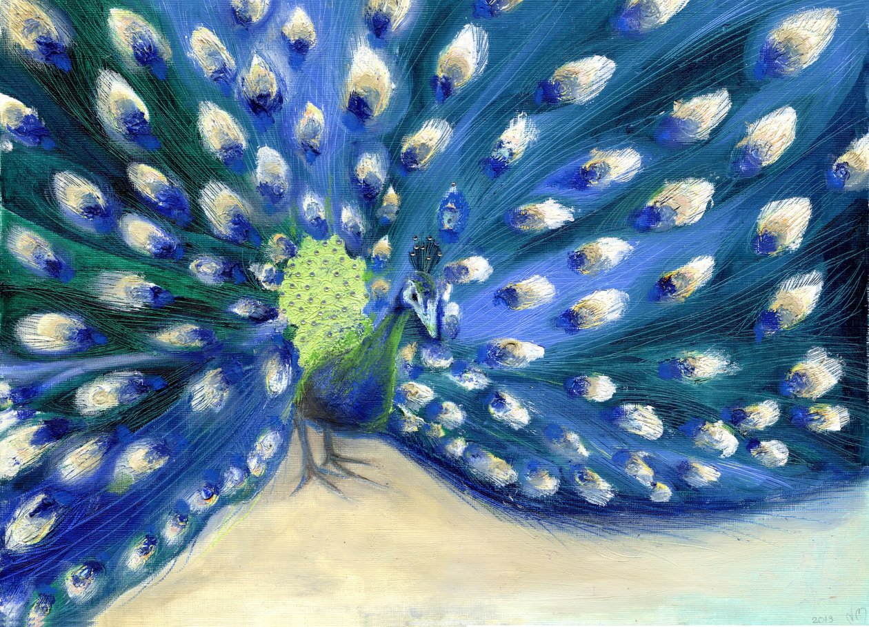 Ojos de pavo real, 2013 de Nancy Moniz Charalambous