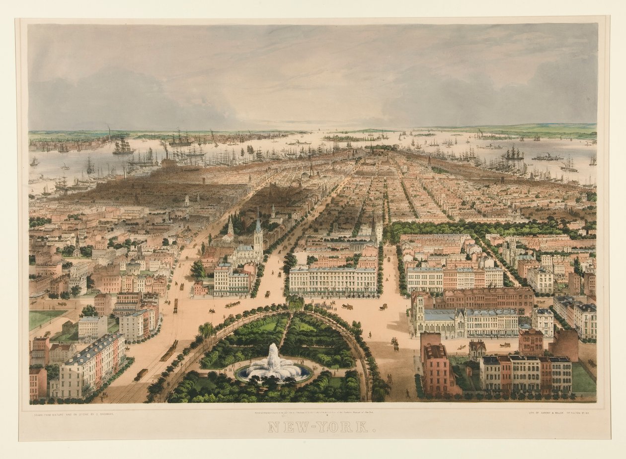Nueva York de Napoleon Sarony