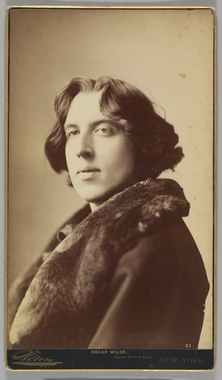 Oscar Wilde, 1882 de Napoleon Sarony